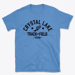 Crystal Lake Community Middle School Track and Field Basic T-Shirt