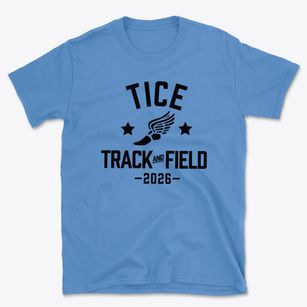 Tice Elementary School Track and Field Basic T-Shirt