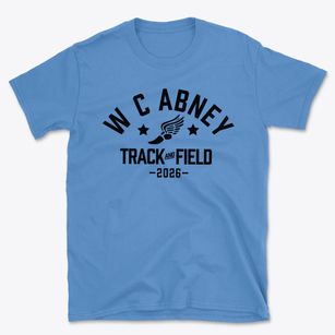 W C Abney Elementary School Track and Field Basic T-Shirt