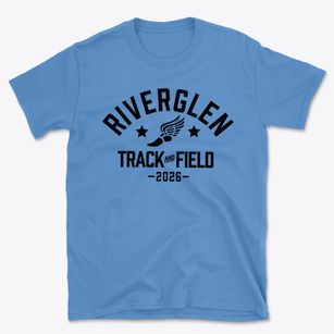 Riverglen Junior High School Track and Field Basic T-Shirt