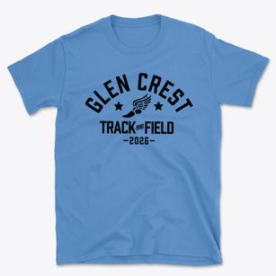 Glen Crest Middle School Track and Field Basic T-Shirt