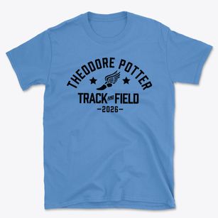 Theodore Potter Elementary School 74 Track and Field Basic T-Shirt