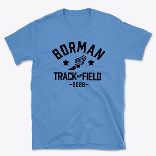 Borman Elementary School Track and Field Basic T-Shirt