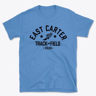 East Carter High School Track and Field Basic T-Shirt
