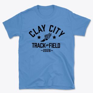 Clay City Elementary School Track and Field Basic T-Shirt