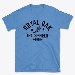 Royal Oak Middle School Track and Field Basic T-Shirt