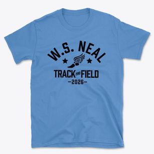 W.s. Neal High School Track and Field Basic T-Shirt