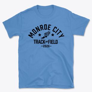 Monroe City R1 High School Track and Field Basic T-Shirt