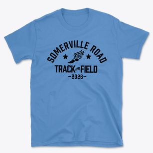 Somerville Road Elementary School Track and Field Basic T-Shirt