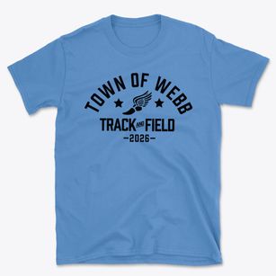 Town Of Webb School Track and Field Basic T-Shirt