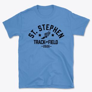 St Stephen The King Parish Track and Field Basic T-Shirt