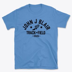 John J Blair Elementary School Track and Field Basic T-Shirt