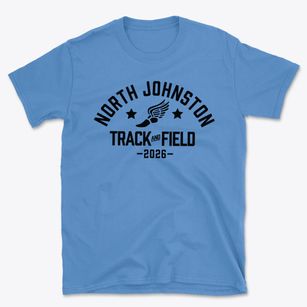 North Johnston Middle School Track and Field Basic T-Shirt