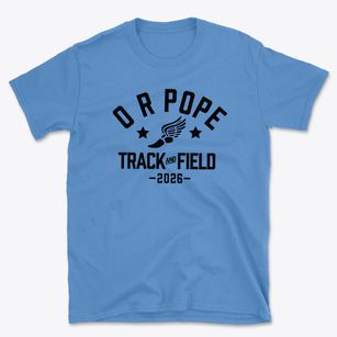 O R Pope Elementary School Track and Field Basic T-Shirt