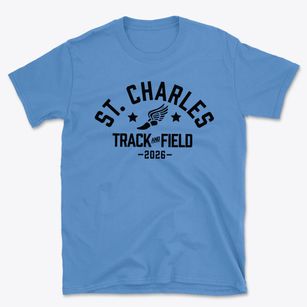 St. Charles Prep Track and Field Basic T-Shirt