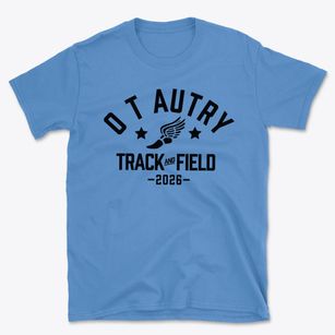 O T Autry Area Vocational Technical Track and Field Basic T-Shirt