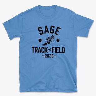 Sage Elementary School Track and Field Basic T-Shirt