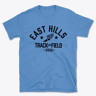East Hills International Studies Academy Track and Field Basic T-Shirt