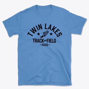 Twin Lakes Elementary School Track and Field Basic T-Shirt