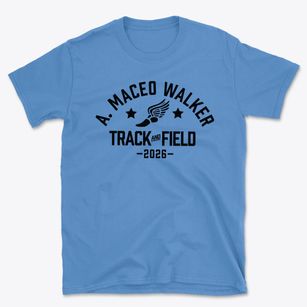 A. Maceo Walker Middle School Track and Field Basic T-Shirt