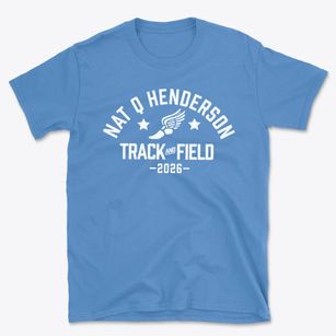 Nat Q Henderson Elementary School Track and Field Basic T-Shirt