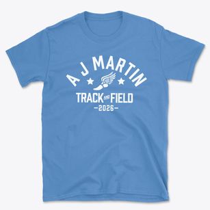 A J Martin Elementary School Track and Field Basic T-Shirt