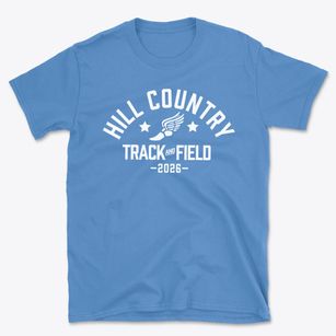 Hill Country Christian School Track and Field Basic T-Shirt