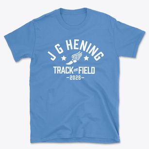 J G Hening Elementary School Track and Field Basic T-Shirt