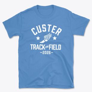 Custer Elementary School Track and Field Basic T-Shirt