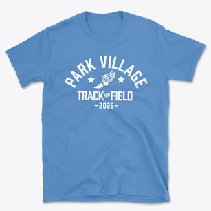 Park Village Elementary School Track and Field Basic T-Shirt