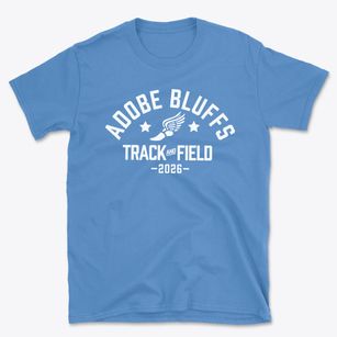 Adobe Bluffs Elementary School Track and Field Basic T-Shirt