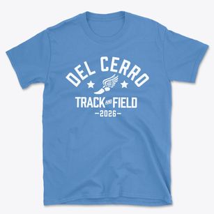 Del Cerro Elementary School Track and Field Basic T-Shirt