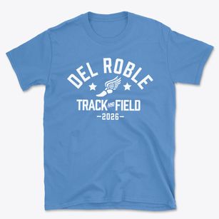Del Roble Elementary School Track and Field Basic T-Shirt