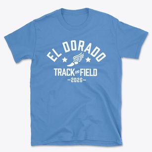 El Dorado Elementary School Track and Field Basic T-Shirt