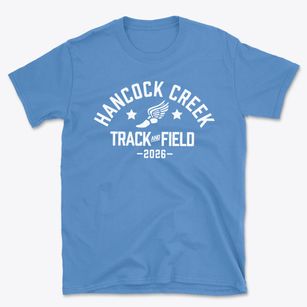Hancock Creek Elementary School Track and Field Basic T-Shirt