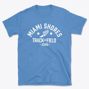 Miami Shores Elementary School Track and Field Basic T-Shirt