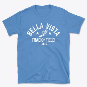 Bella Vista Elementary School Track and Field Basic T-Shirt