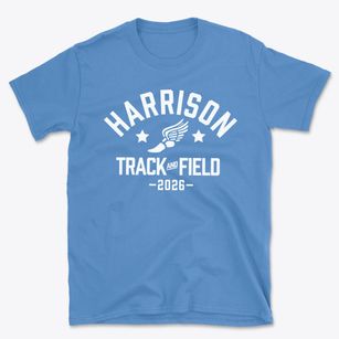 William Henry Harrison High School Track and Field Basic T-Shirt