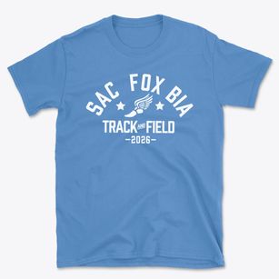 Sac & Fox Bia Elementary School Track and Field Basic T-Shirt
