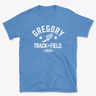 The Gregory School Track and Field Basic T-Shirt