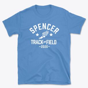 Spencer High School Track and Field Basic T-Shirt