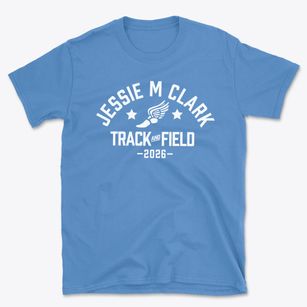Jessie M Clark Middle School Track and Field Basic T-Shirt