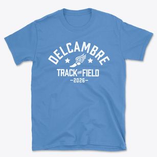 Delcambre Elementary School Track and Field Basic T-Shirt
