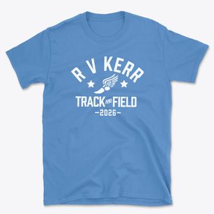R V Kerr Elementary School Track and Field Basic T-Shirt