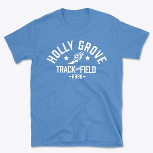Holly Grove Elementary School Track and Field Basic T-Shirt