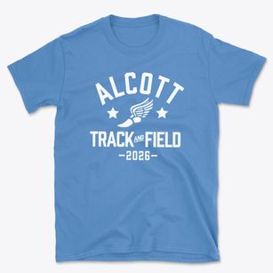 Alcott Elementary School Track and Field Basic T-Shirt
