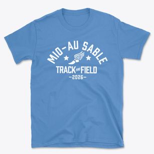 Mio-au Sable High School Track and Field Basic T-Shirt