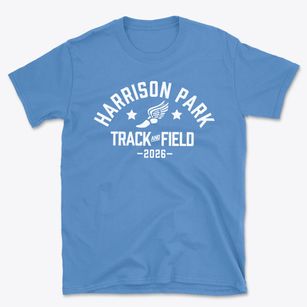 Harrison Park Elementary School Track and Field Basic T-Shirt