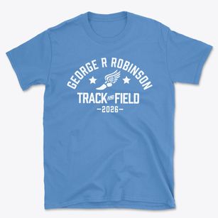 George R Robinson Elementary School Track and Field Basic T-Shirt