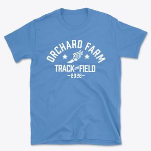 Orchard Farm R 5 Elementary School Track and Field Basic T-Shirt